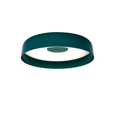 Applique Papavero LED métal vert / Plafonnier - Ø 50 cm - Martinelli Luce