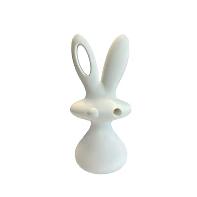 Sculpture Bunny by Aki Kuroda plastique blanc / H 60 cm - Slide