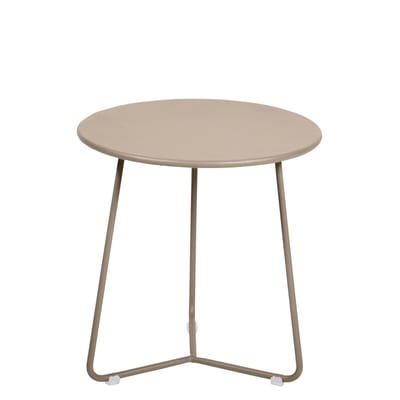 Table d'appoint Cocotte métal gris / Tabouret - Ø 34 x H 36 cm - Fermob