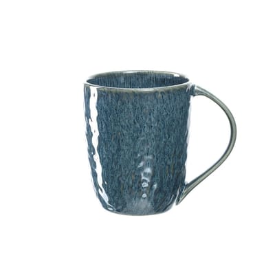 leonardo - tasse matera en céramique, grès émaillé couleur bleu 14.42 x 11 cm made in design