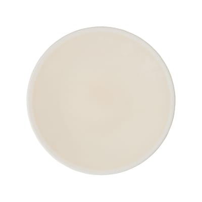 maison sarah lavoine - assiette sicilia en céramique, grès peint émaillé couleur blanc 27 x 9 cm designer made in design