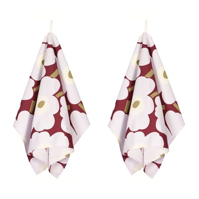 marimekko - torchon torchons en tissu, lin couleur multicolore 10.63 x cm designer maija isola made in design