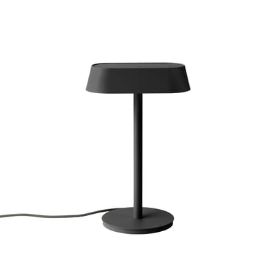 Lampe de table Linear LED métal noir / Port USB-C - Muuto