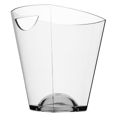 italesse - seau à glace pagoda en verre, verre acrylique couleur transparent 20.7 x 21 24.7 cm designer archikò made in design