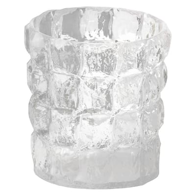 Vase Matelasse plastique transparent / Seau à glace / Corbeille - Kartell