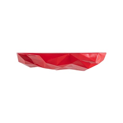 seletti - etagère space rock - rouge - 46 x 22 x 9.5 cm - designer diesel creative team - plastique, résine