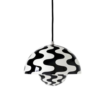 Tradition Black &Tradition - Pendant Flowerpot - Lacquered Steel - Designer Verner Panton 23Cm