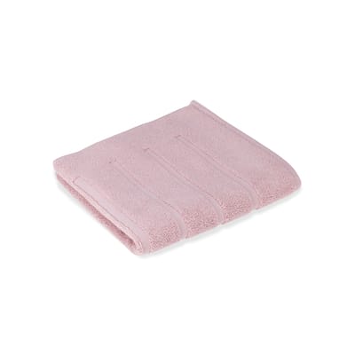 au printemps paris - tapis de bain toilette en tissu, coton biologique gots couleur rose 18.17 x cm made in design