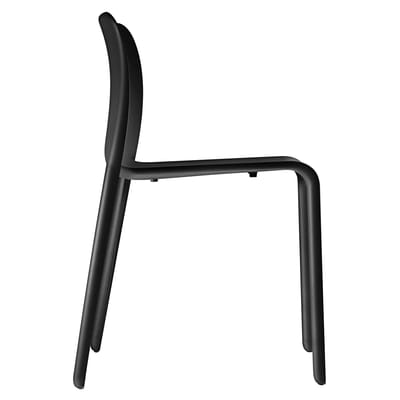 Chaise empilable First Chair plastique noir / Stefano Giovannoni, 2007 - Magis
