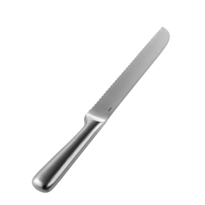 alessi - couteau à pain mami métal 35 x 15.33 cm designer stefano giovannoni métal, acier inoxydable