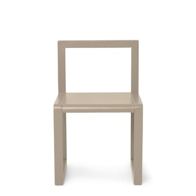 ferm living - chaise enfant little architect beige 32 x 47.62 51 cm designer says who bois, contreplaqué de frêne