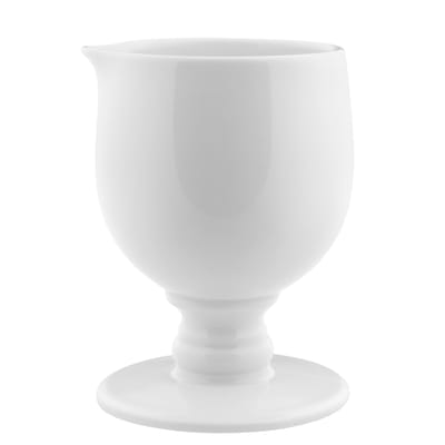 alessi - crémier dressed en céramique, porcelaine couleur blanc 18 x 25 9.5 cm designer marcel wanders made in design