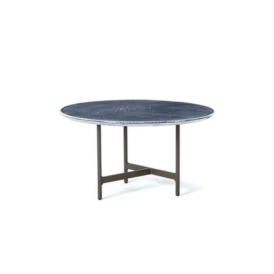 Table basse Calipso pierre bleu / Ø 53 x H 33 cm - Pierre de lave - Ethimo