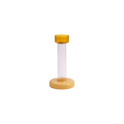 Klevering Orange & - Candle Stick Bole - Borosilicated Glass - Designer Lex Pott Size 11