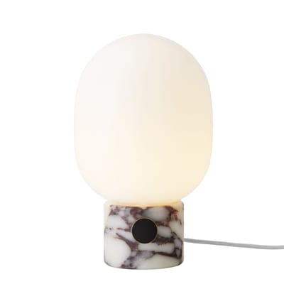 Audo Copenhagen White - Table Lamp Jwda - Mouth Blown Glass - Designer Jonas Wagell 19Cm