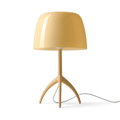 Lampe de table Lumière Nuances Piccola verre jaune / H 35 cm - Foscarini