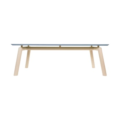 Table rectangulaire Canebas bois / 220 x 100 cm - 6 à 8 personnes / Exclusivité - 13 DESSERTS