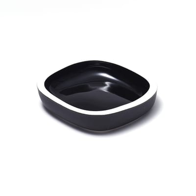 Vide-poche Sicilia céramique noir / 18 x 18 cm - Maison Sarah Lavoine