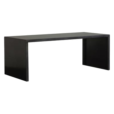 Table rectangulaire Big Irony Desk métal noir /160 x 75 cm - Zeus