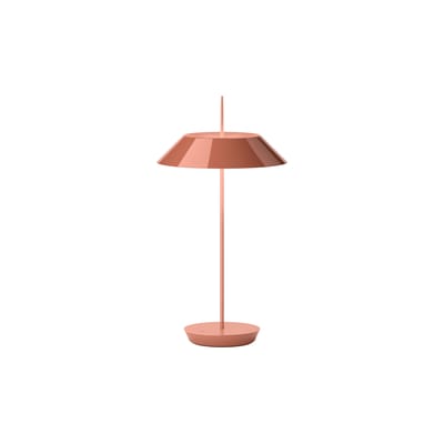 Lampe sans fil rechargeable Mayfair MINI LED plastique rouge / H 38 cm - Vibia