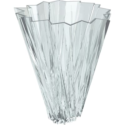 Vase Shanghai plastique transparent / Mario Bellini, 2012 - Kartell
