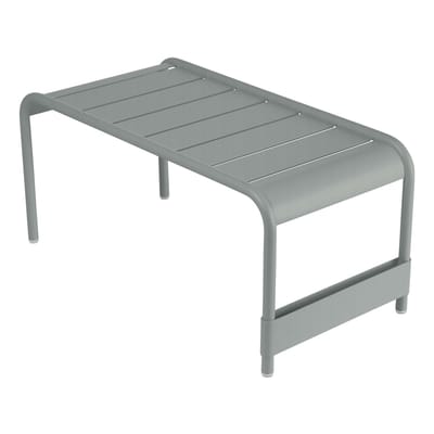 Banc Luxembourg métal gris / Table basse - 86 x 43 x H 40 cm - Fermob