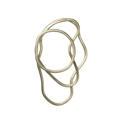Ferm Living Gold - Tablemat Pond - Metal - Solid Brass - Designer Trine Andersen Size 14