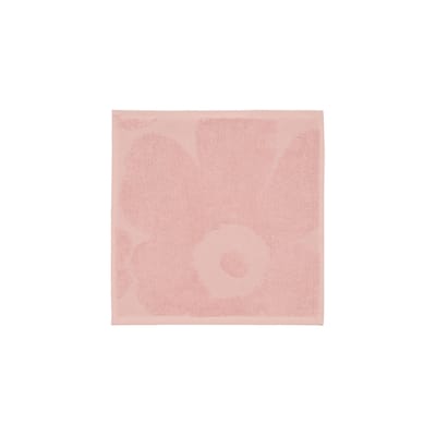Serviette invité Unikko tissu rose / 32 x 32 cm - Marimekko