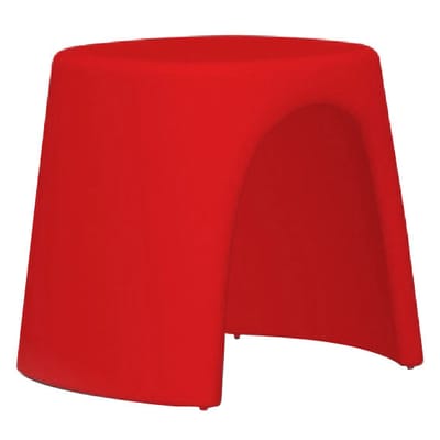 Tabouret empilable Amélie plastique rouge - Slide