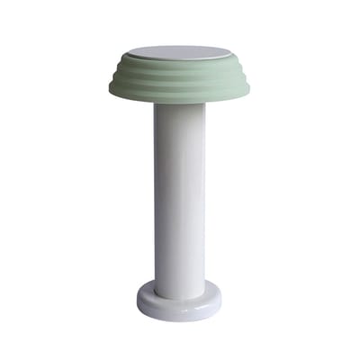 sowden - lampe sans fil rechargeable sowden en plastique, silicone souple couleur vert 13 x 24 cm designer george made in design