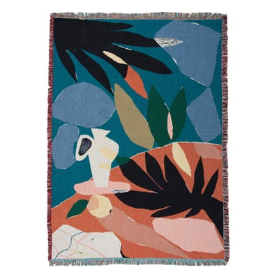 Plaid Barbosa tissu multicolore / By Thomas Gaudinet - 137 x 178 cm - Slowdown Studio
