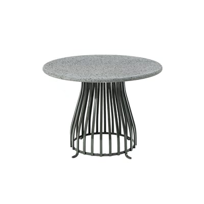 Table basse Venexia pierre gris / Pierre de lave / Ø 60 x H 48 cm - Ethimo