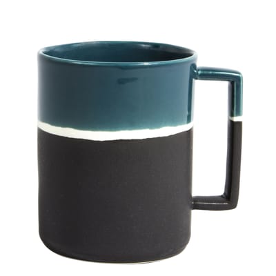 Mug Sicilia céramique bleu noir - Maison Sarah Lavoine