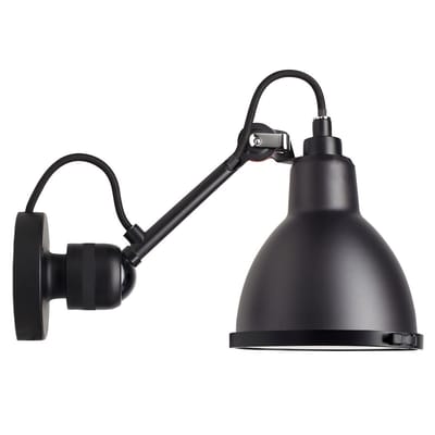 Applique N° 304 métal noir / Pour salle de bains - Lampe Gras - DCW éditions