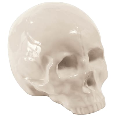 Décoration Memorabilia My Skull céramique blanc / Crâne en porcelaine - Seletti