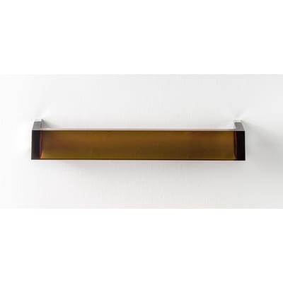 Porte-serviettes mural Rail plastique marron / L 30 cm - Kartell