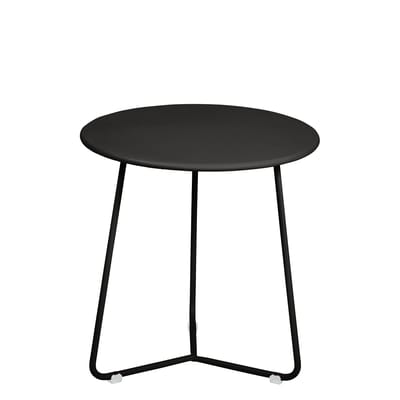 Table d'appoint Cocotte métal noir / Tabouret - Ø 34 x H 36 cm - Fermob