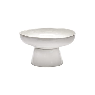 serax - centre de table la mère en céramique, grès couleur blanc 20.3 x 32 32.3 cm designer marie  michielssen made in design
