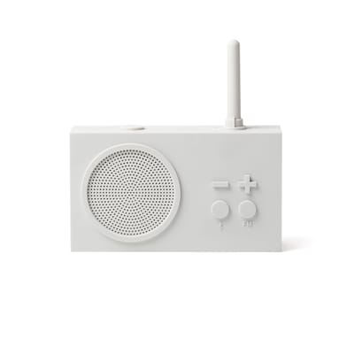 Radio portable Tykho 3 plastique blanc beige / Enceinte Bluetooth - Marc Berthier, 1997 - Lexon