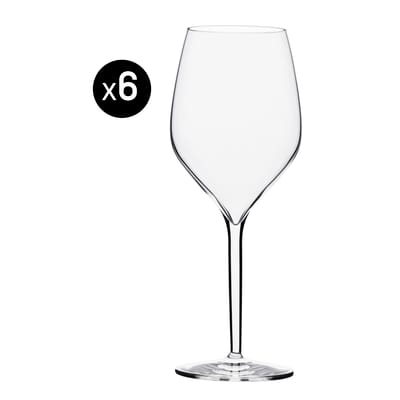 Verre à vin Vertical Large verre transparent / 50 cl - Lot de 6 - Italesse