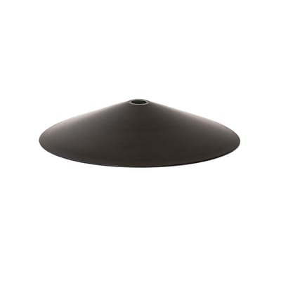 Abat-jour Angle métal noir / Pour suspension Collect - Ø 58 cm x H 10 cm - Ferm Living