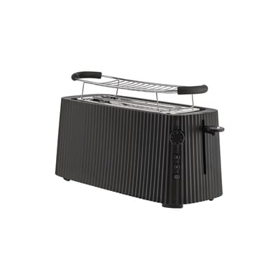 Alessi Black - Toaster Plissé - - Thermoplastic Resin - Designer Michele De Lucchi Size 46.5