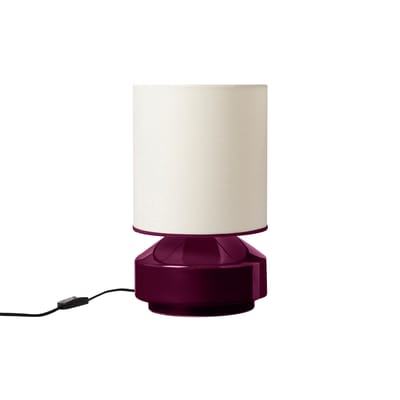 Lampe de table Claude céramique violet / H 27 cm - Maison Sarah Lavoine