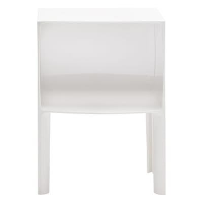 Table de chevet Small Ghost Buster plastique blanc / L 40 x H 57 cm - Philippe Starck 2010 - Kartell