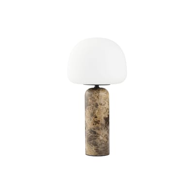 Lampe de table Kin LED pierre marron / Ø 20 x H 40 cm - Northern