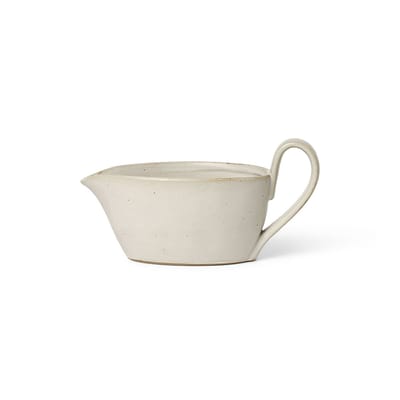 Pot à lait Flow céramique blanc / H 10 cm - 30 cl - Ferm Living