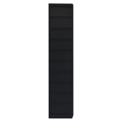 Rangement Classeur à clapets CC10 métal noir / H 198,5 cm - Tolix