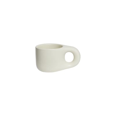 Tasse Dough céramique blanc / Ø 9 x H 7,7 cm - TOOGOOD