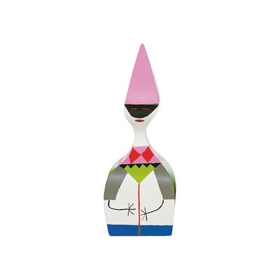 Vitra - Decoration Wooden Dolls Collection - Multicoloured - Fir-Tree - Designer Alexander Girard Small