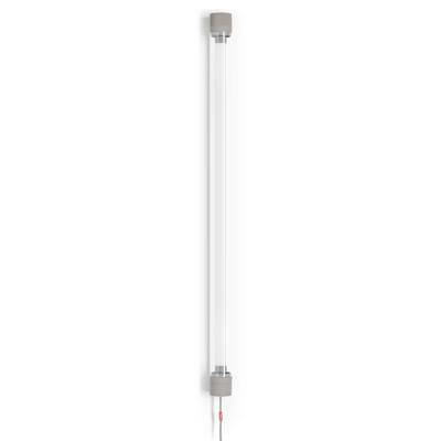 Suspension Tjoep Large plastique gris / Applique LED - L 150 cm - Orientable - Fatboy